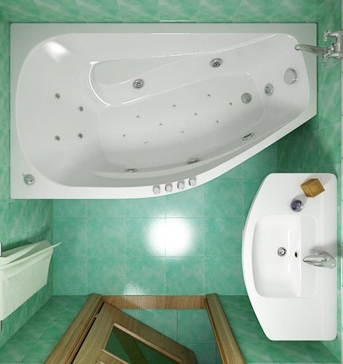 маленькая ванная комната 16